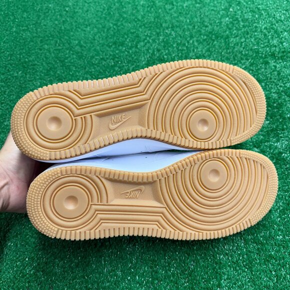 Nike Air Force 1 White Gum Mens Casual Shoes DJ2739-100 VNDS Sz 11 - Picture 6 of 7